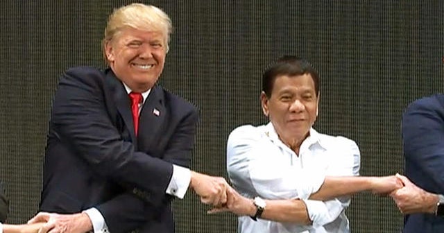 Trump says he has a great relationship with Philippines president