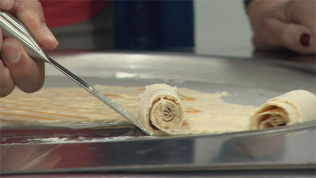 Today's Special: Rolled Ice Cream - CBS News