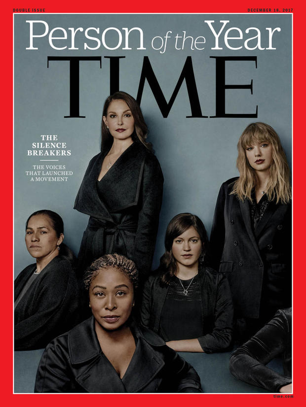 Person of the Year Time magazine names "the silence breakers" of the 