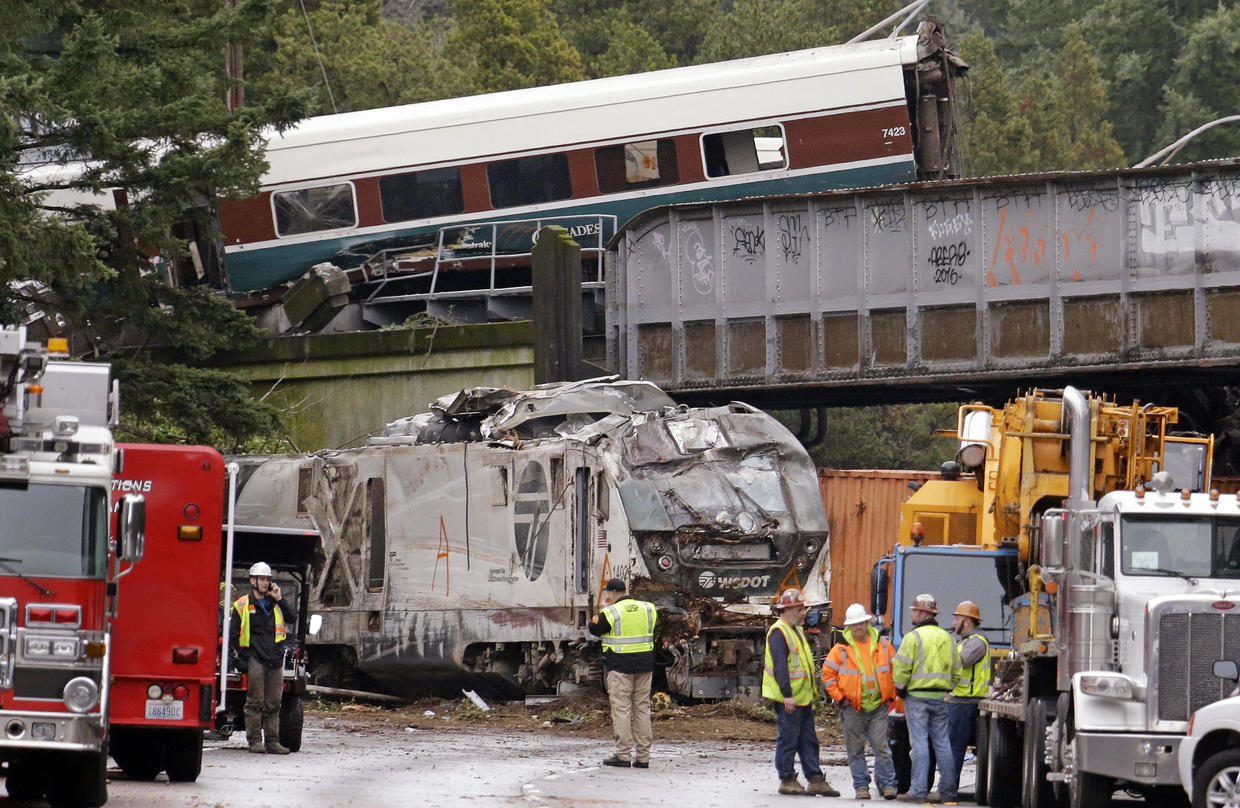 Washington Train derailment today leaves multiple dead, injured when