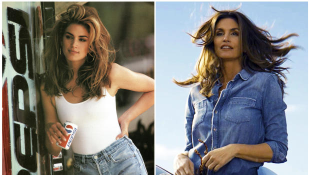 Cindy Crawford recreates classic Pepsi ad with son Presley 