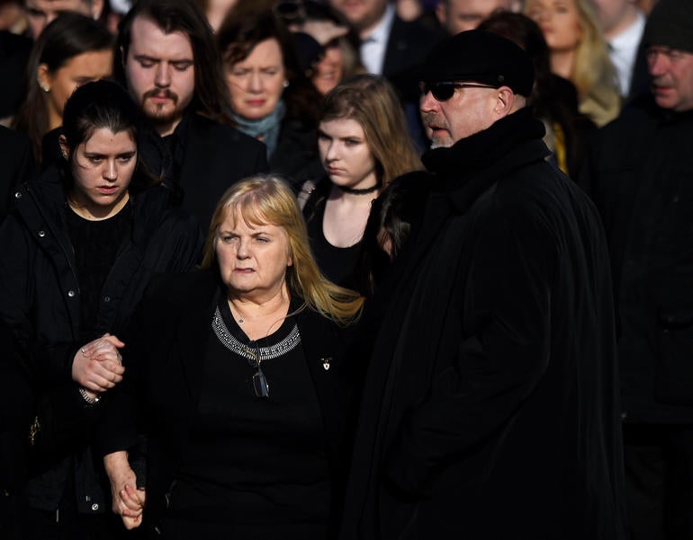 Laying Dolores O'Riordan to rest