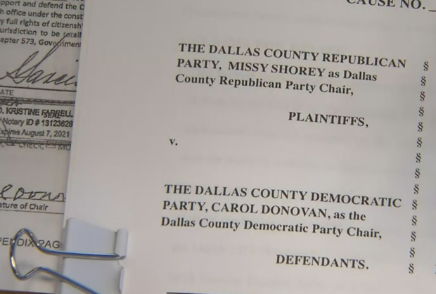 Dallas County GOP lawsuit 