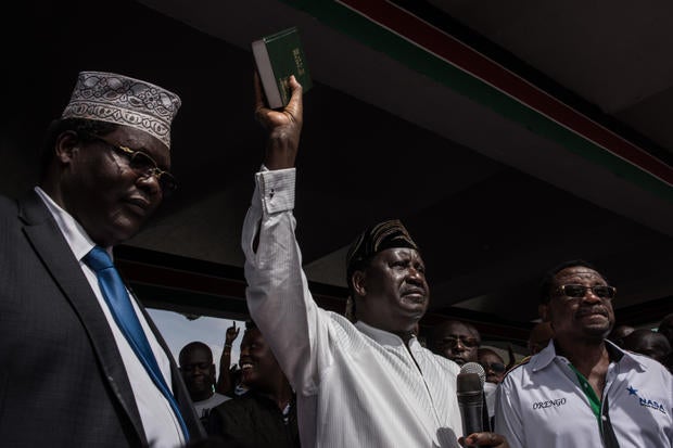 Nairobi Crowds Gather For Opposition Leader's Symbolic 'Swearing-In'