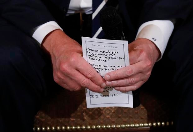 white house listening session -- gun violence
