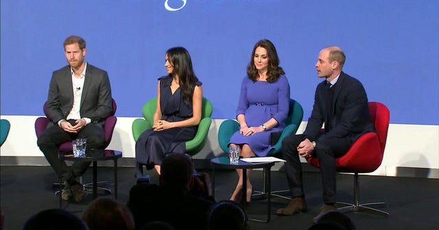 Royal couples make first joint appearance at charity event
