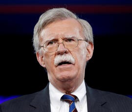 FILE PHOTO: Former U.S. Ambassador to the United Nations John Bolton speaks at the Conservative Political Action Conference (CPAC) in Oxon Hill, Maryland