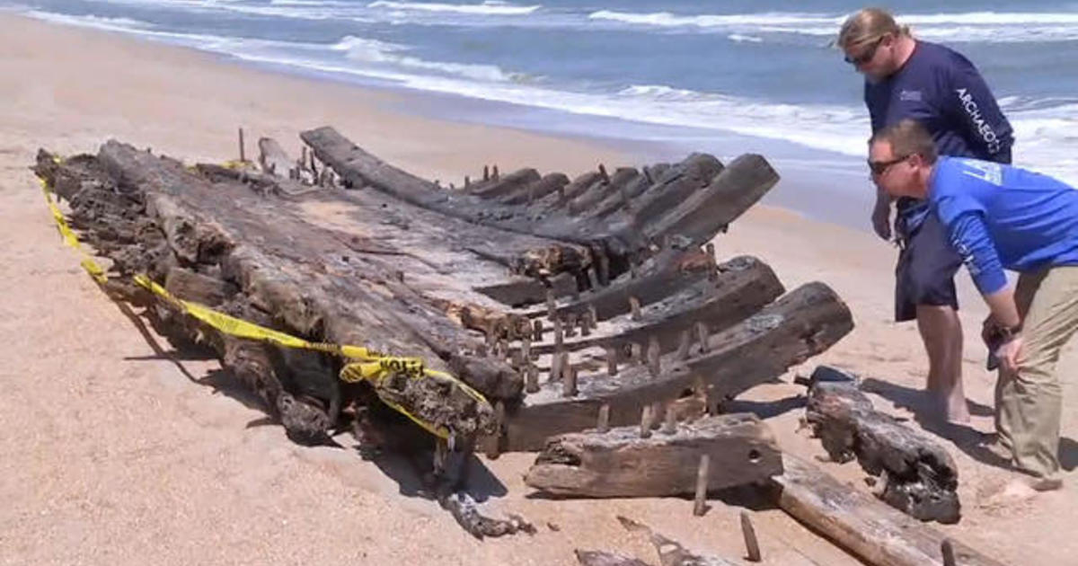 "Holy grail of shipwrecks" found on Florida beach CBS News