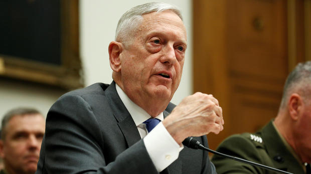 U.S. Secretary of Defense Mattis and Chairman of the Joint Chiefs of Staff General Dunford testify to the House Armed Services Committee hearing in Washington 