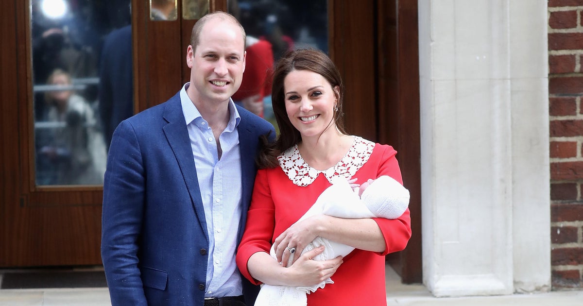 Prince Louis Arthur Charles Prince William And Kate Announce Royal Baby Name Today Cbs News