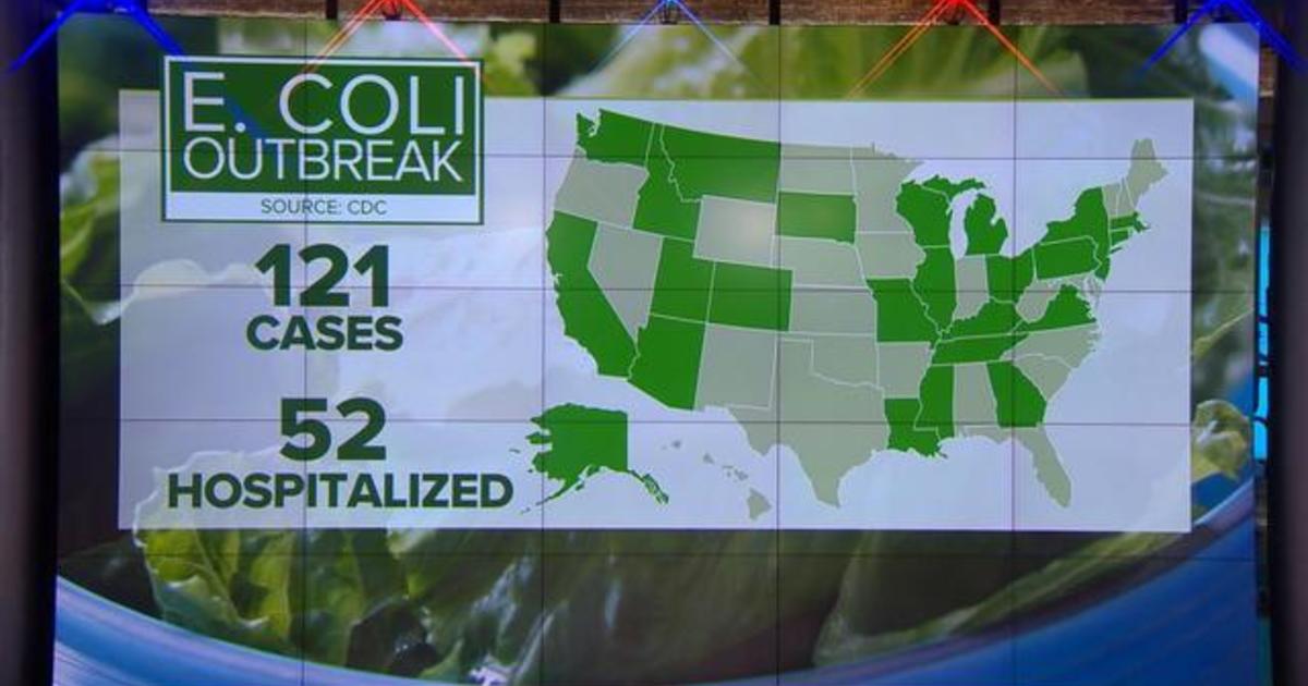 First death linked to E. coli romaine lettuce outbreak CBS News