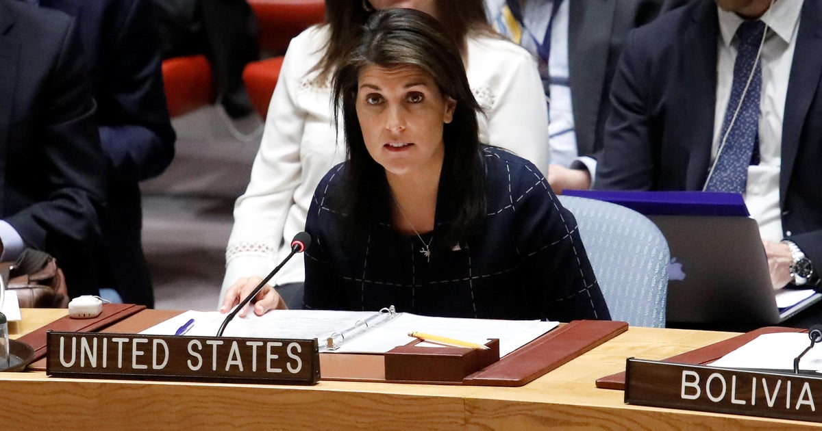 Nikki Haley defends Israel after Gaza border violence