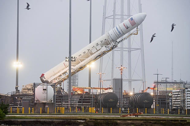 Orbital ATK Antares rocket launches to International Space
