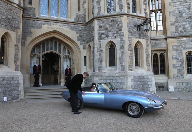 Photo for the royal wedding jaguar