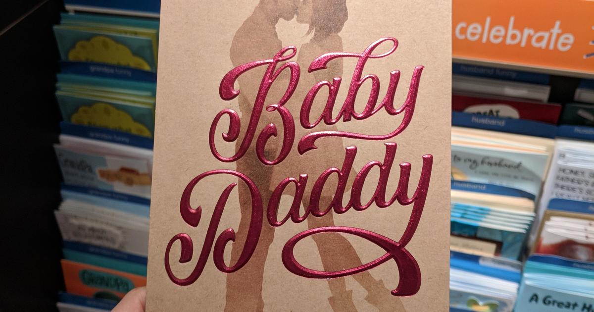 Baby Daddy card at Target Father's Day card pulled from shelves