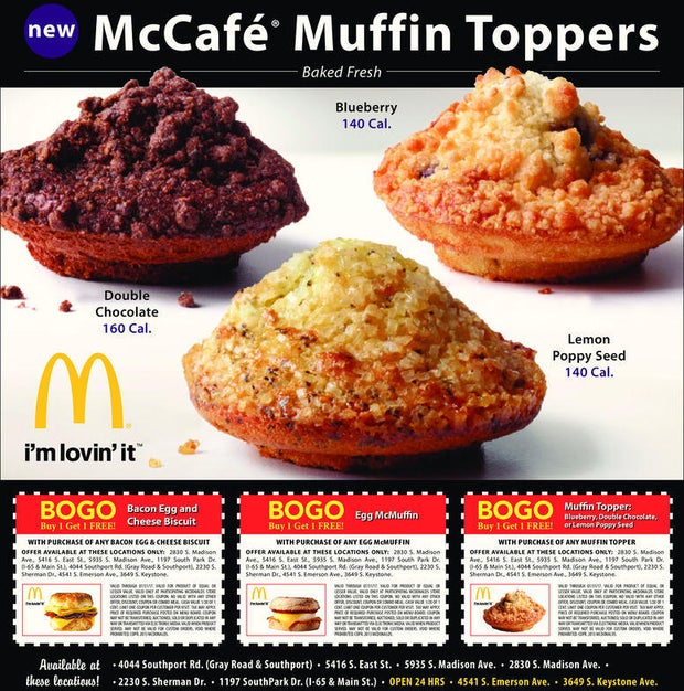 McDonald's muffin tops A new way to reclaim straying breakfast