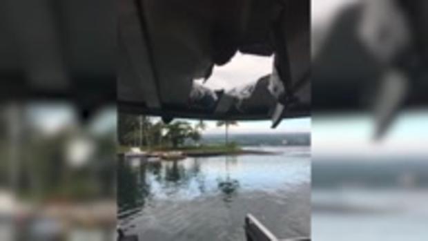 hole in boat 
