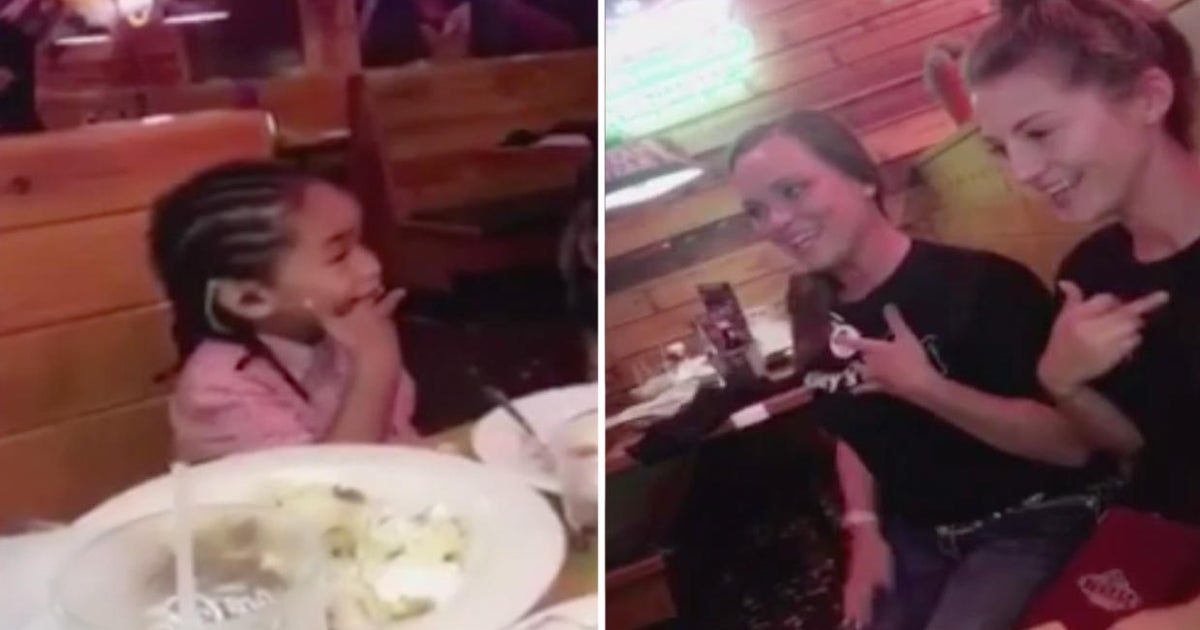 Image result for Waitresses learn sign language to wish boy a 'happy birthday'
