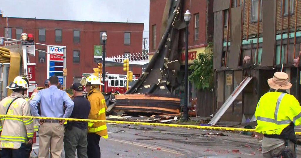Tornado slams ster, Massachusetts as storms march eastward CBS News