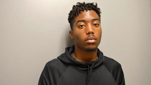 Tyrone McAllister, 18, is seen in a booking photo released by the Manteca Police Department in California on Aug. 8, 2018. 