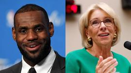 LeBron James, Betsy DeVos