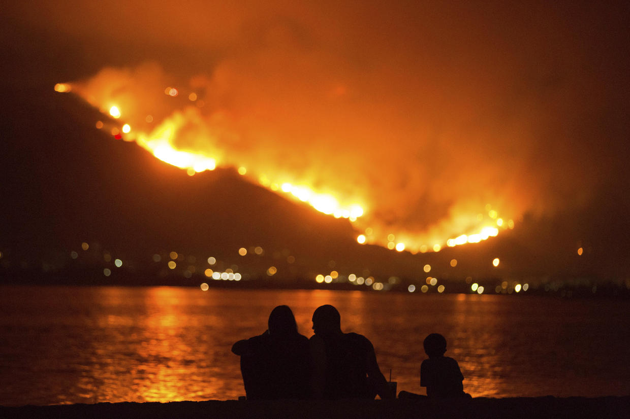 Holy Fire is one of nearly 20 blazes across California CBS News
