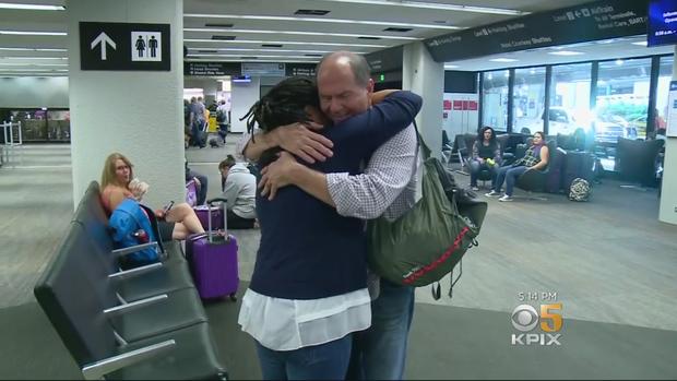 Separated half brother and sister meet at SFO 