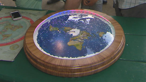 flat earth disk map