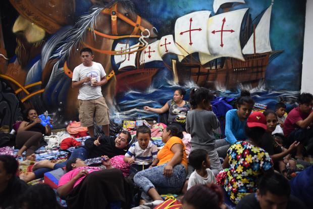 Migrant caravan seeks refuge 