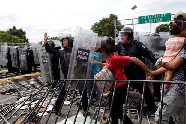 Migrant caravan seeks refuge 