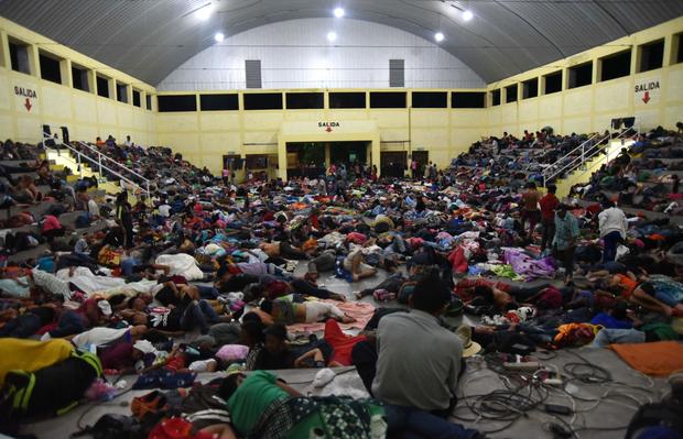 Migrant caravan seeks refuge 