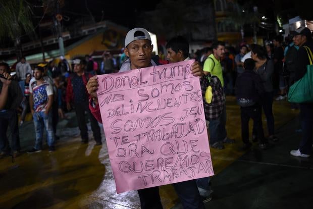 Migrant caravan seeks refuge 