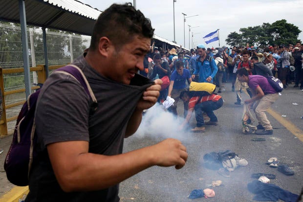 Migrant caravan seeks refuge 