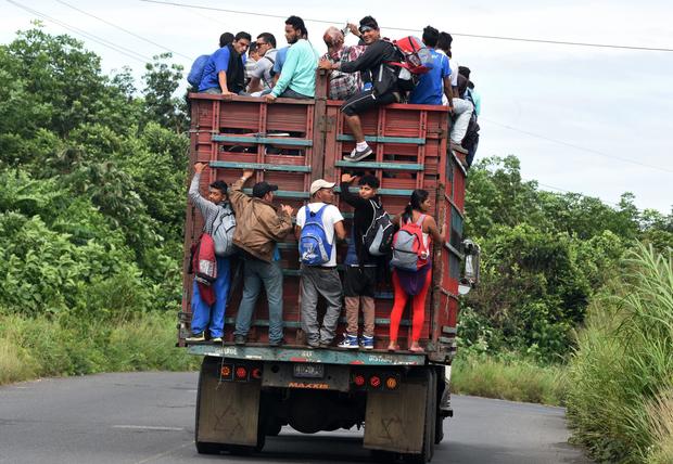 Migrant caravan seeks refuge 