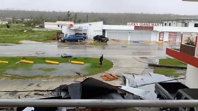 A view shows damages caused by Super Typhoon Yutu in Tinian 