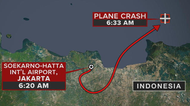 Lion Airplane with 189 passengers crashes in Indonesia 