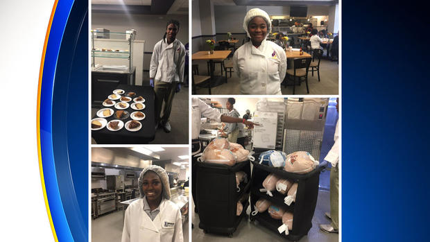 Lincoln High School culinary arts students 