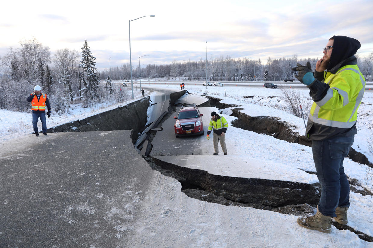 Alaska earthquake and aftershocks CBS News