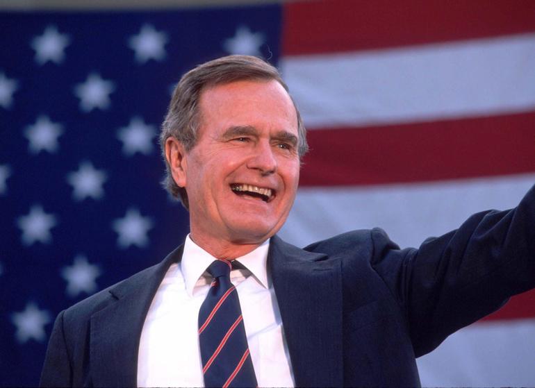 Bush Campaigns For Elections 