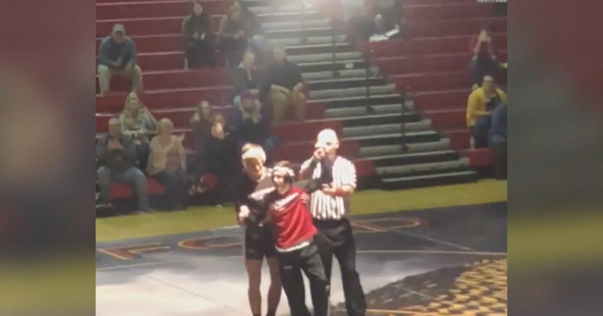 Honorary high school wrestling captain with disabilities gets his