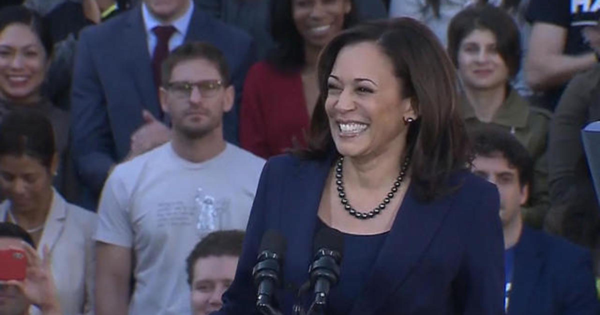 Kamala Harris officially begins presidential run CBS News