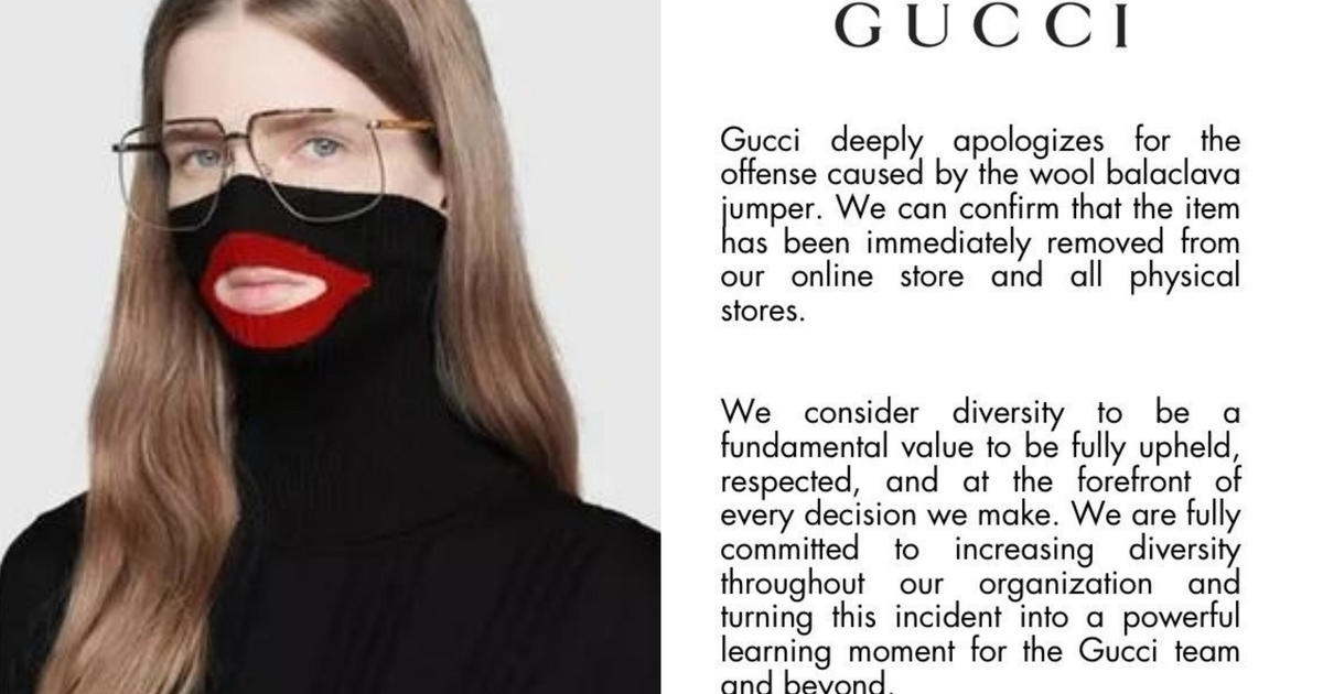 sweater: Gucci removes $890 "blackface" sweater, after backlash - CBS News