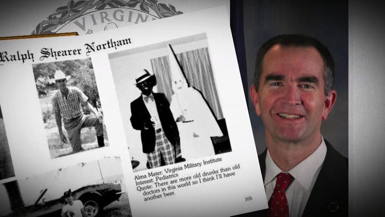 Ralph Northam KKK costume yearbook photo Investigation into Northam's