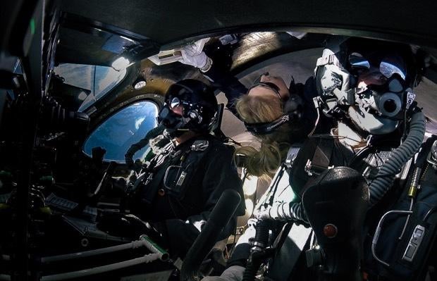 Jaw-dropping video shows Virgin Galactic pilots blasting into space Jaw-dropping video shows Virgin Galactic pilots blasting into space