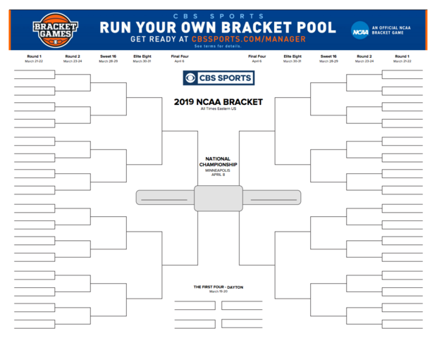 NCAA printable bracket: Here s how to download March Madness PDF