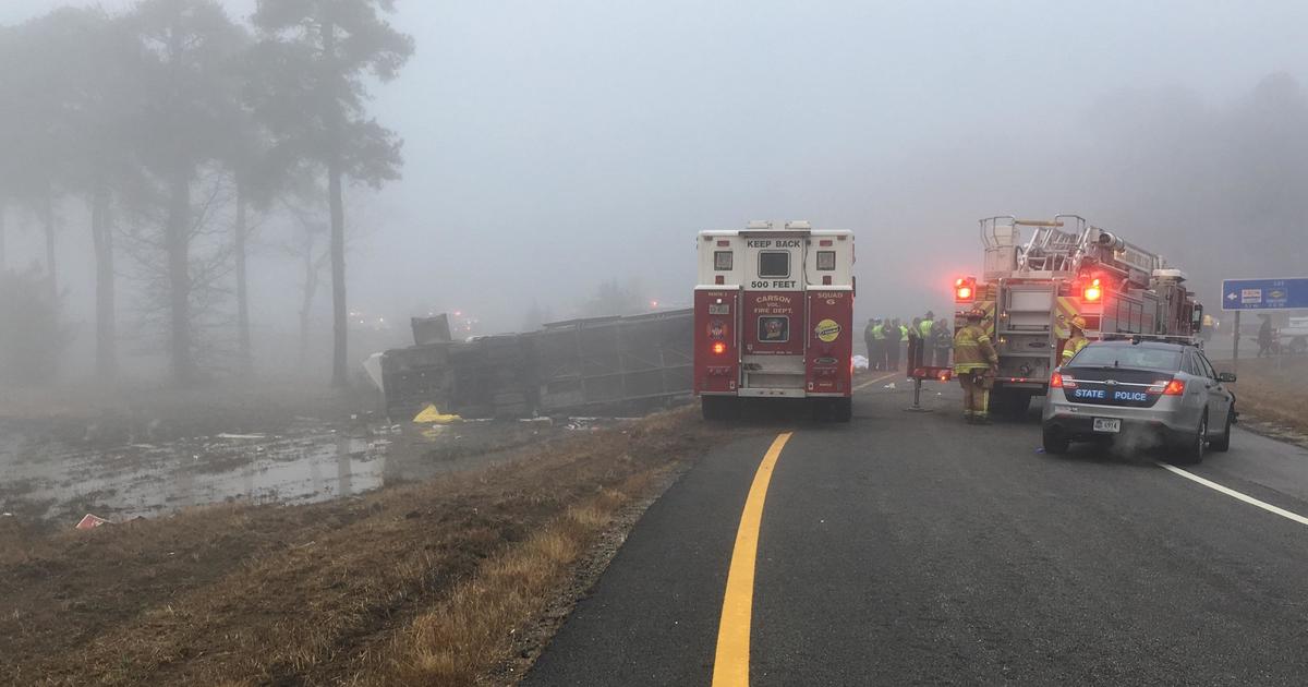 Bus Crash Virginia 2 Dead And Multiple Injured After Charter Bus Crash