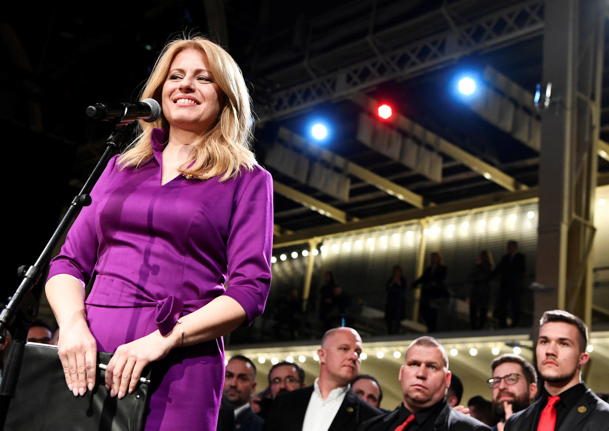 Environmental activist elected as Slovakia's first female president