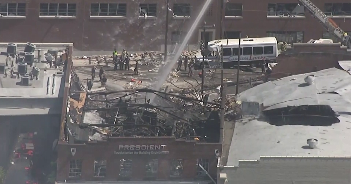 Durham, North Carolina, gas explosion Deadly blast levels building and