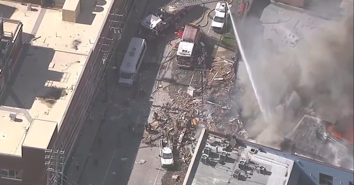 North Carolina gas explosion reduces building to rubble CBS News