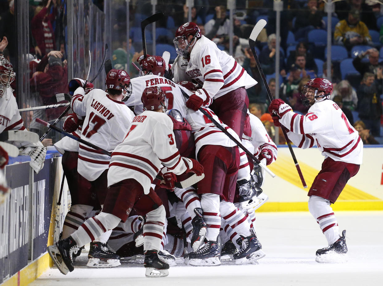 Frozen Four hockey UMass and Minnesota Duluth will vie for NCAA men's